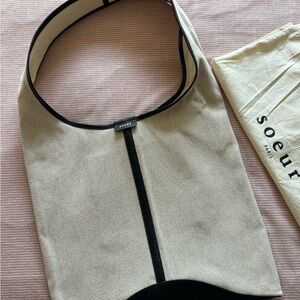 SOEUR | DELICE BAG | ECRU/BLACK